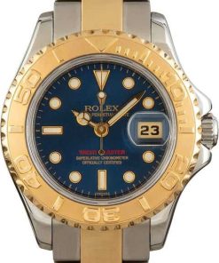 HandMade The Ladies Rolex Yacht-Master 69623 Blue Dial