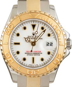 HandMade The Rolex Ladies Yacht-Master 69623 White Dial