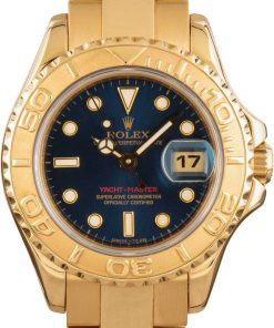 HandMade The Ladies Rolex Yacht-Master Blue Dial