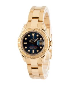 Alternative view of HandMade The Ladies Rolex Yacht-Master Blue Dial