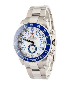 Alternative view of HandMade The Rolex Yacht-Master II 116680 White Dial