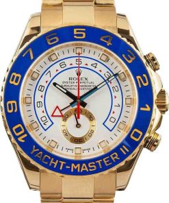 HandMade The Rolex Yacht-Master II Ref 116688 Yellow Gold White Dial
