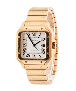 Alternative view of HandMade The Santos de Cartier WGSA0031 18k Rose Gold Medium Model