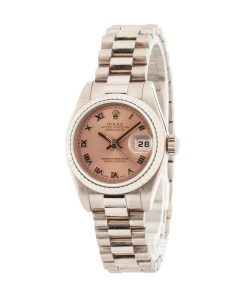 Alternative view of HandMade The Ladies Rolex Datejust 179179 18k White Gold
