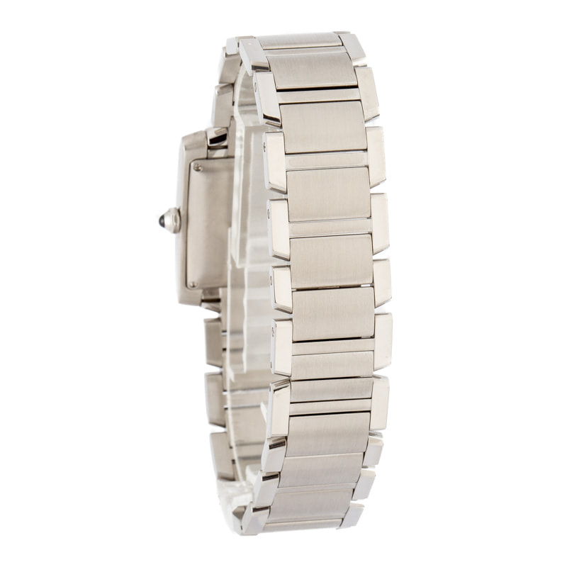 HandMade The Cartier Tank Francaise W51002Q3 Silver Dial - Image 3