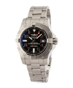 Alternative view of HandMade The Breitling Avenger II Seawolf Black Arabic Dial