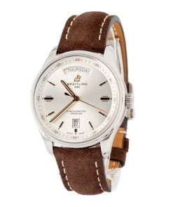 Alternative view of HandMade The Breitling Premier Automatic Day & Date 40 Silver Dial