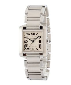 Alternative view of HandMade The Cartier Tank Francaise Ref W51002Q3 Silver Dial