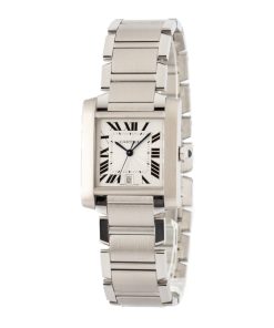 Alternative view of HandMade The Cartier Tank Francaise W51002Q3 Silver Dial