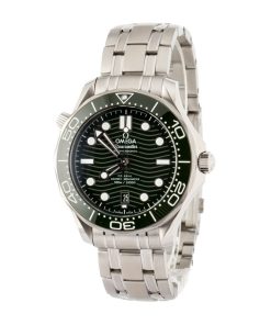 Alternative view of HandMade The Omega Seamaster Green Wave Dial