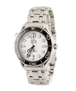 Alternative view of HandMade The Omega 42MM Seamaster Diver White Dial