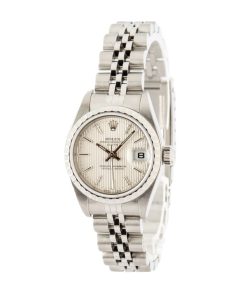 Alternative view of HandMade The Rolex Date 79240 Silver Dial