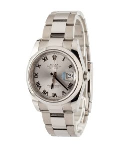 Alternative view of HandMade The Rolex Datejust Ref 116200 Rhodium Roman Dial