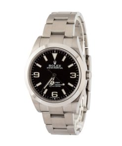 Alternative view of HandMade The Rolex Explorer 214270 Stainless Steel Oyster Band