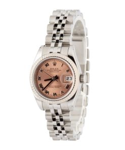 Alternative view of HandMade The Rolex Lady Datejust 179174 Salmon Dial