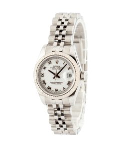 Alternative view of HandMade The Ladies Rolex Datejust 179174 White Roman Dial
