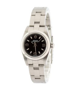 Alternative view of HandMade The Rolex Oyster Perpetual 76080 Black Dial