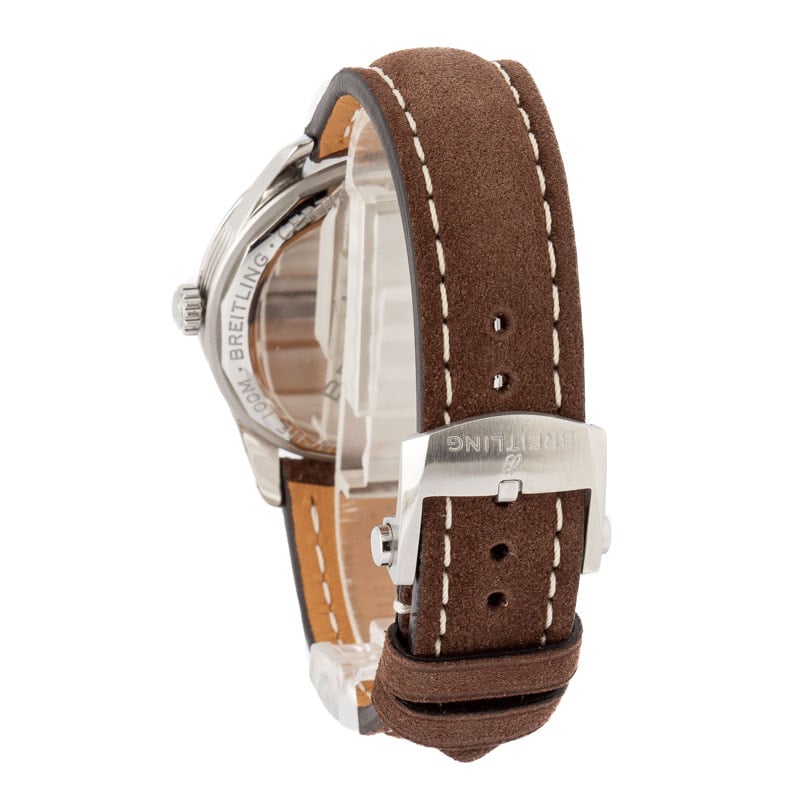 HandMade The Breitling Premier Automatic Day & Date 40 Silver Dial - Image 3