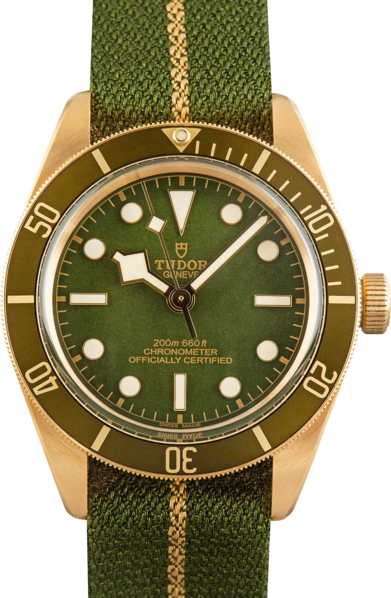 HandMade The Tudor Black Bay Fifty-Eight Ref 79018 18k Yellow Gold