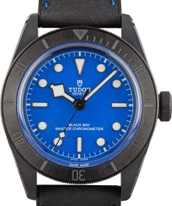 HandMade The Tudor Black Bay Ceramic 79210 Blue Dial