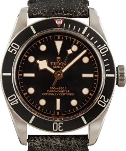 HandMade The Tudor Black Bay 79230 Leather Strap