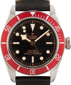 HandMade The Tudor Heritage 79230 Black Bay Red Bezel