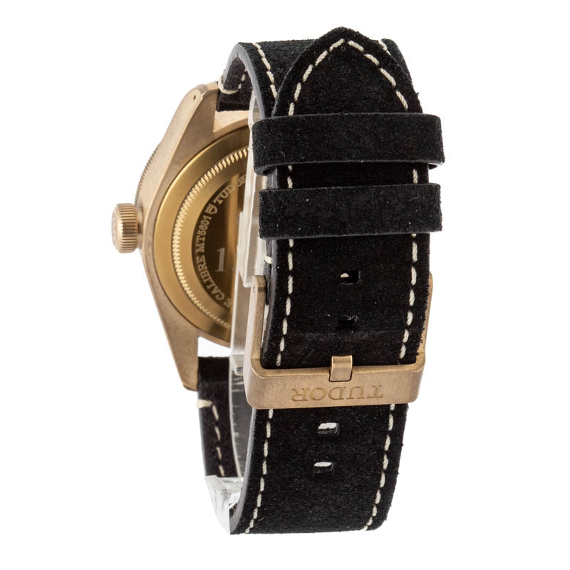 HandMade The Tudor Heritage Black Bay Bronze 79250BA Leather Strap - Image 3