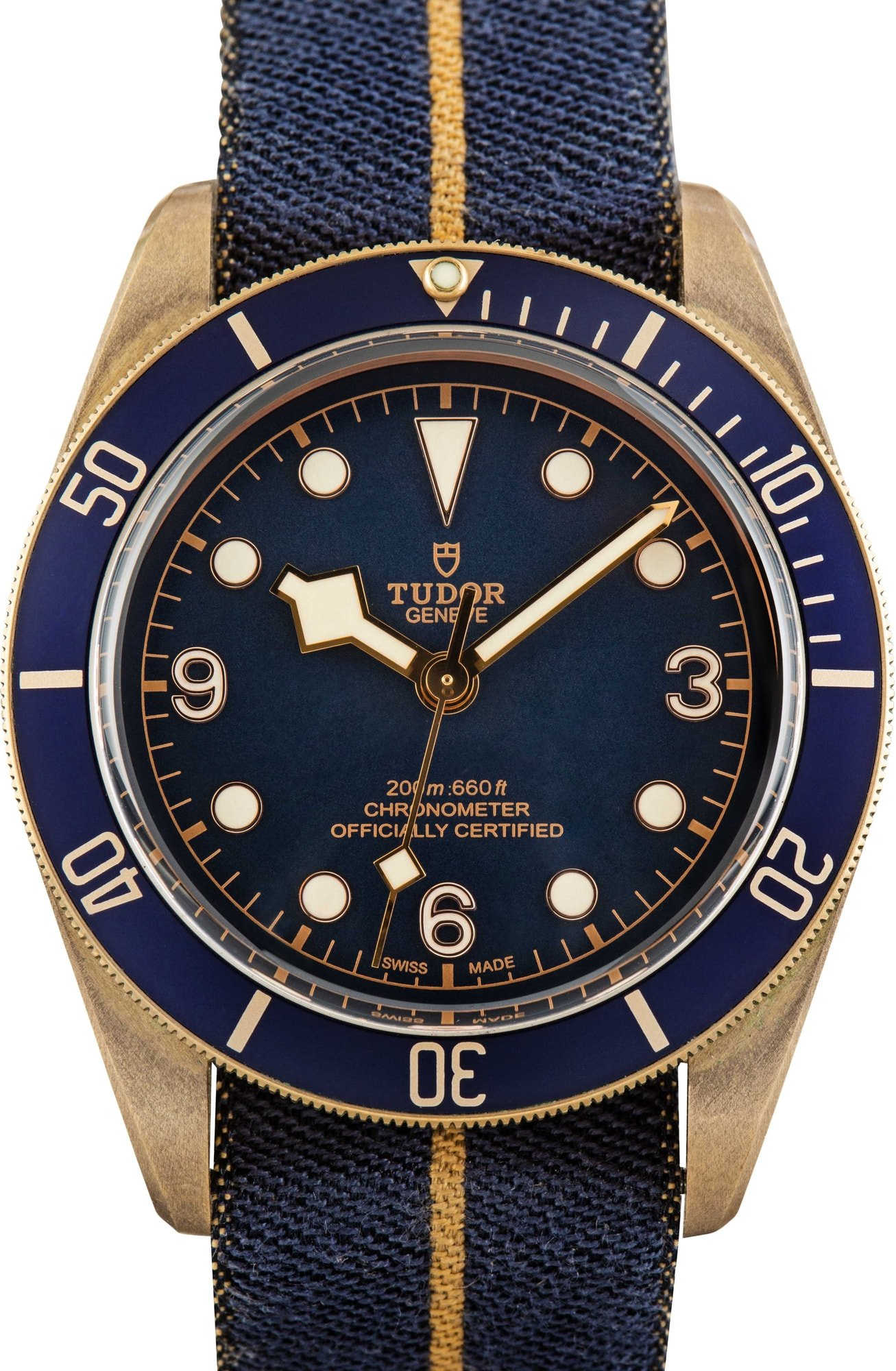 HandMade The Tudor Heritage Black Bay 79250 Bronze Blue Dial