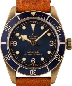 HandMade The Tudor Heritage Black Bay Bronze 79250 Leather Strap