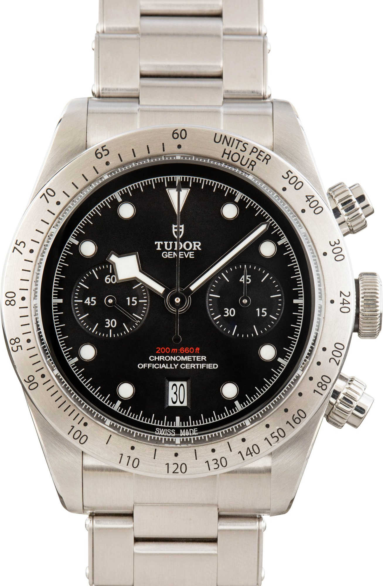 HandMade The Tudor Black Bay Chrono Ref 79350 Stainless Steel
