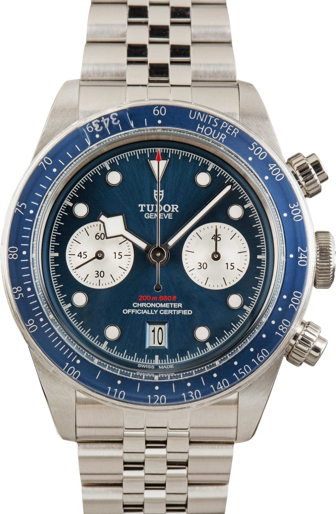 HandMade The Tudor Black Bay Chrono 79360 Blue Dial