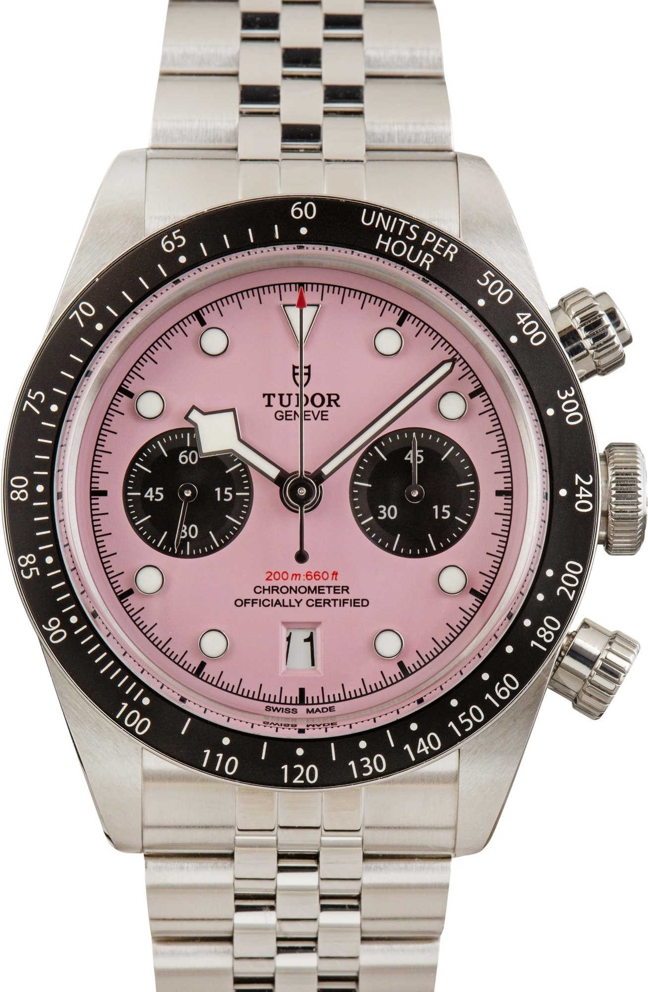 HandMade The Tudor Black Bay Chrono 79360N Pink Dial