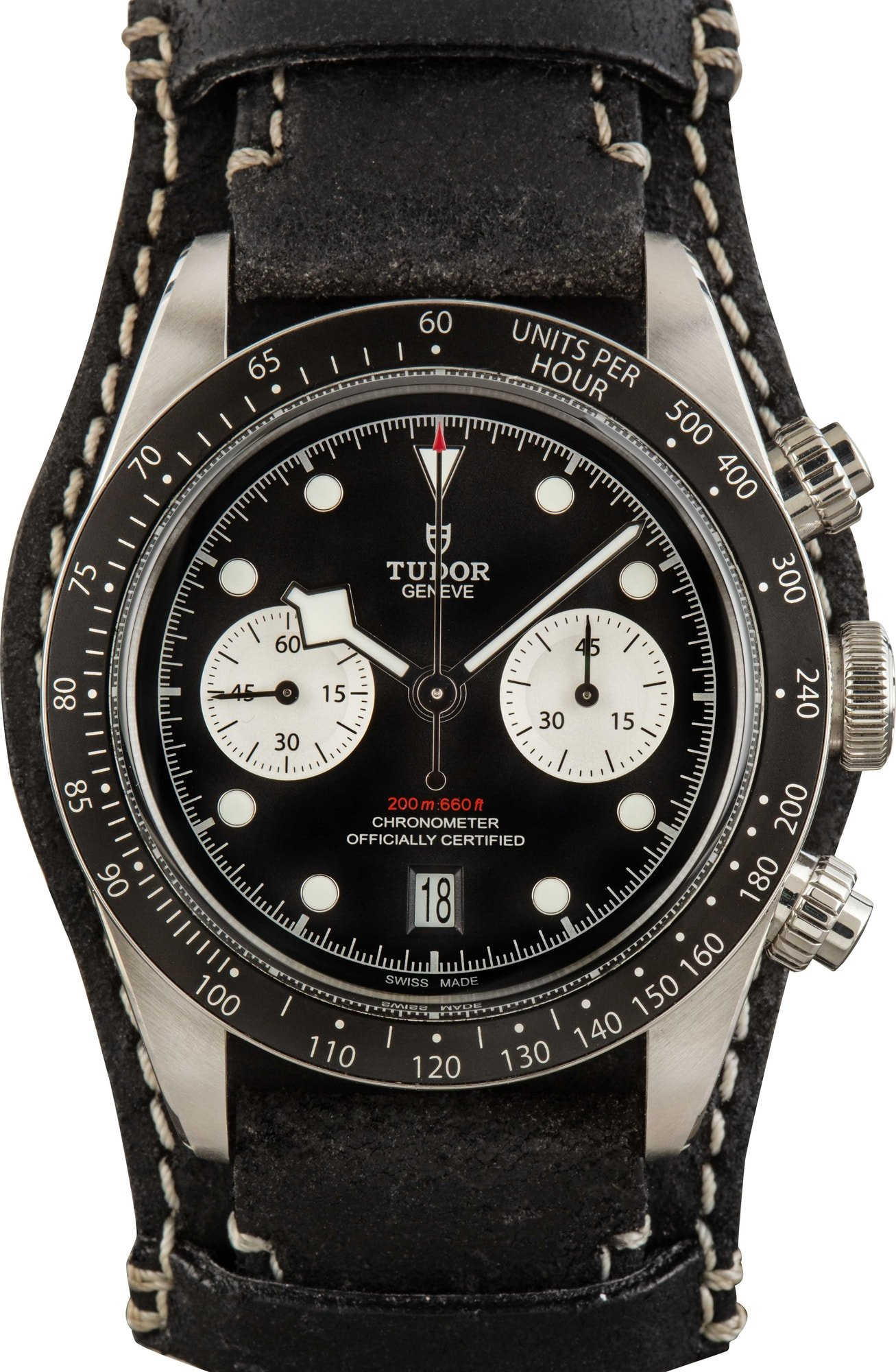 HandMade The Mens Tudor Black Bay Chrono