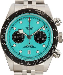 HandMade The Tudor Black Bay Chrono 79360N Turquoise Dial