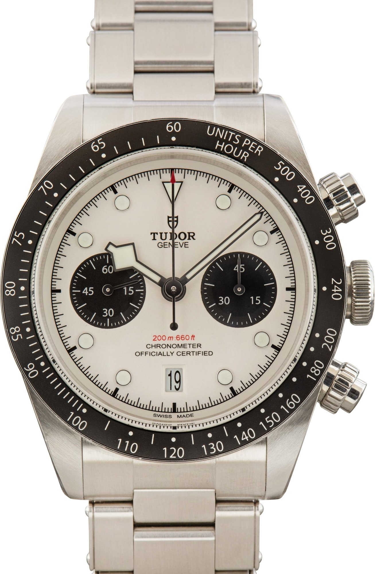 HandMade The Tudor Black Bay Chrono 79360N White Dial