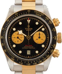 HandMade The Tudor Black Bay Chrono Steel & Gold