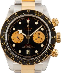 HandMade The Tudor Black Bay Chrono Steel & Gold