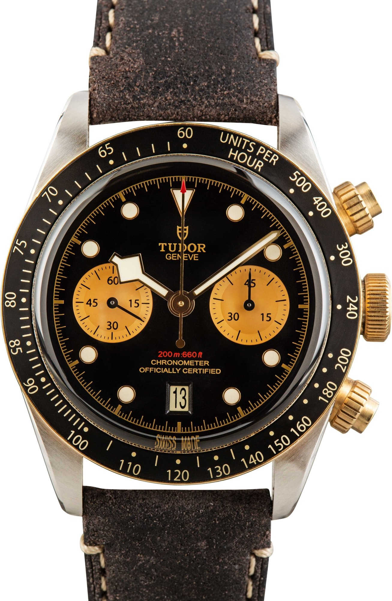 HandMade The Tudor Black Bay Chrono Black Dial