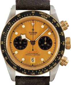 HandMade The Tudor Black Bay Chrono Stainless Steel & Yellow Gold