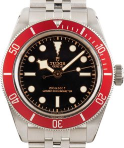 HandMade The Tudor Black Bay Red Bezel