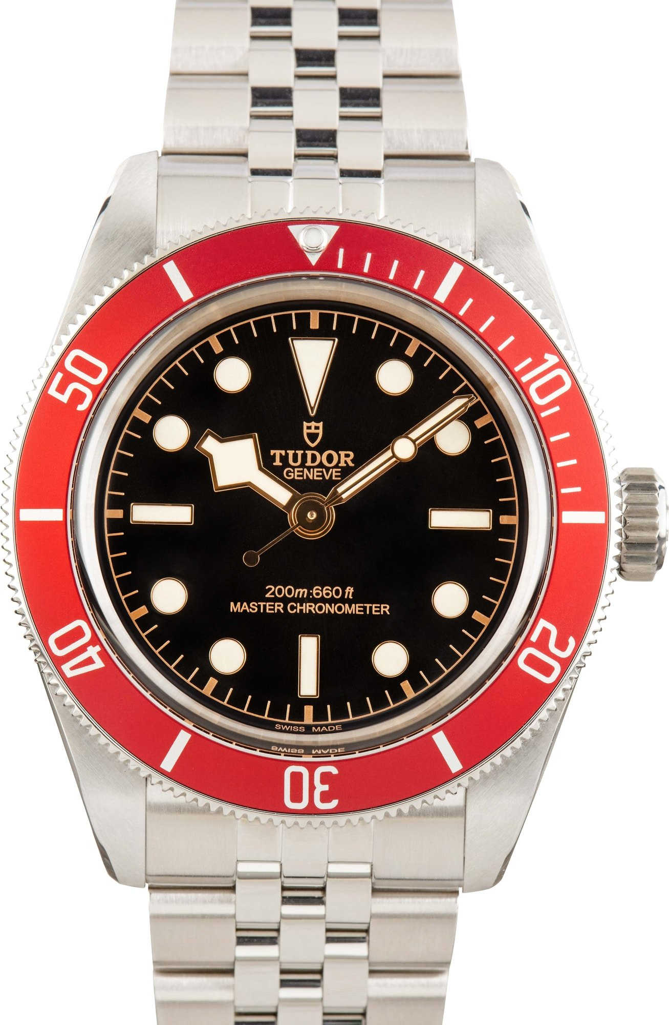 HandMade The Tudor Black Bay Red Bezel