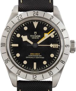 HandMade The Tudor Black Bay Pro Hybrid Rubber & Leather Strap