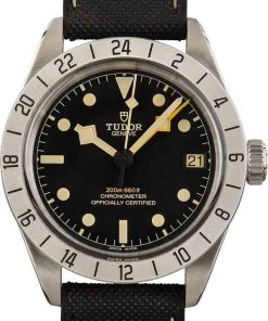 HandMade The Tudor Black Bay Pro 79470 Stainless Steel on Hybrid Strap