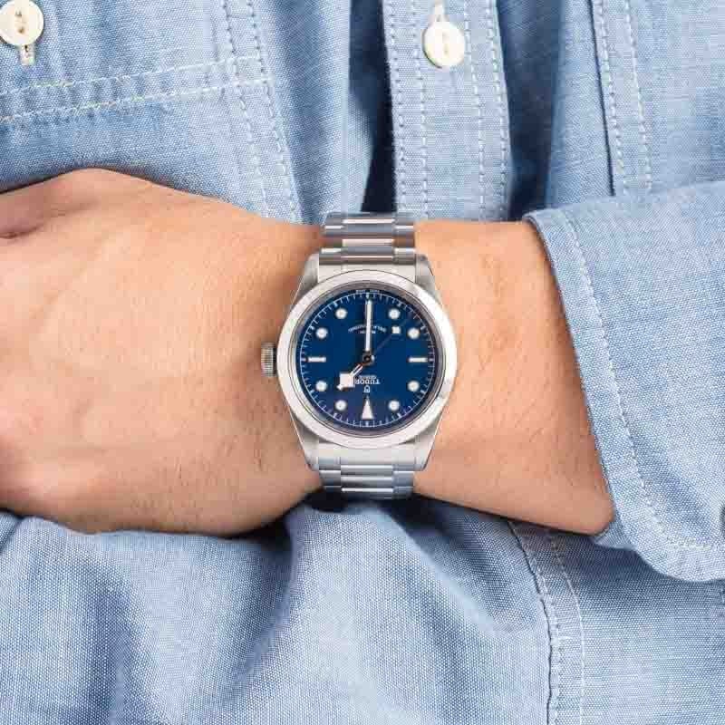 HandMade The Tudor Black Bay 41 Ref 79540 Blue Dial - Image 5