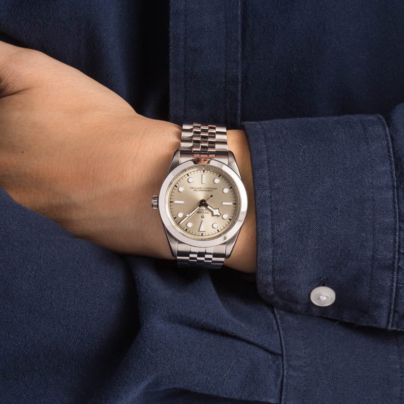 HandMade The Tudor Black Bay 39 Light Champagne Dial - Image 5