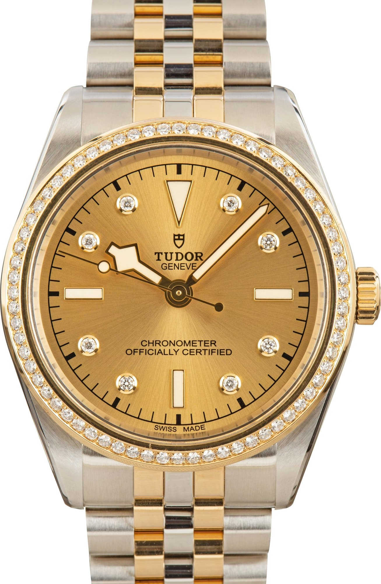 HandMade The Tudor Black Bay 39 ref 79673 Steel & Gold