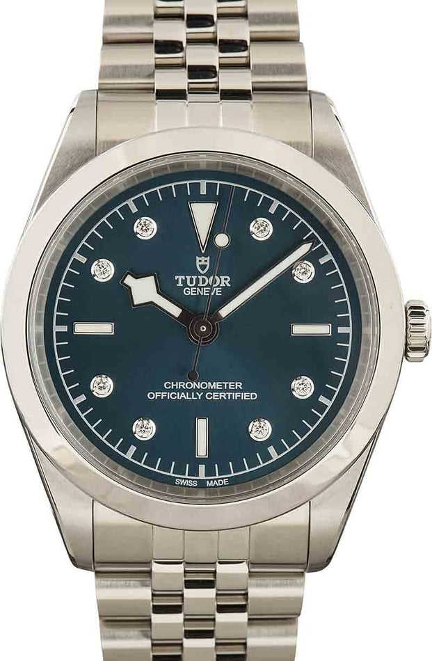 HandMade The Tudor Black Bay 41 Blue Diamond Dial