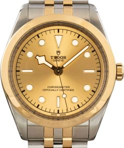 HandMade The Tudor Black Bay 41 S&G Ref 79683 Champagne Dial