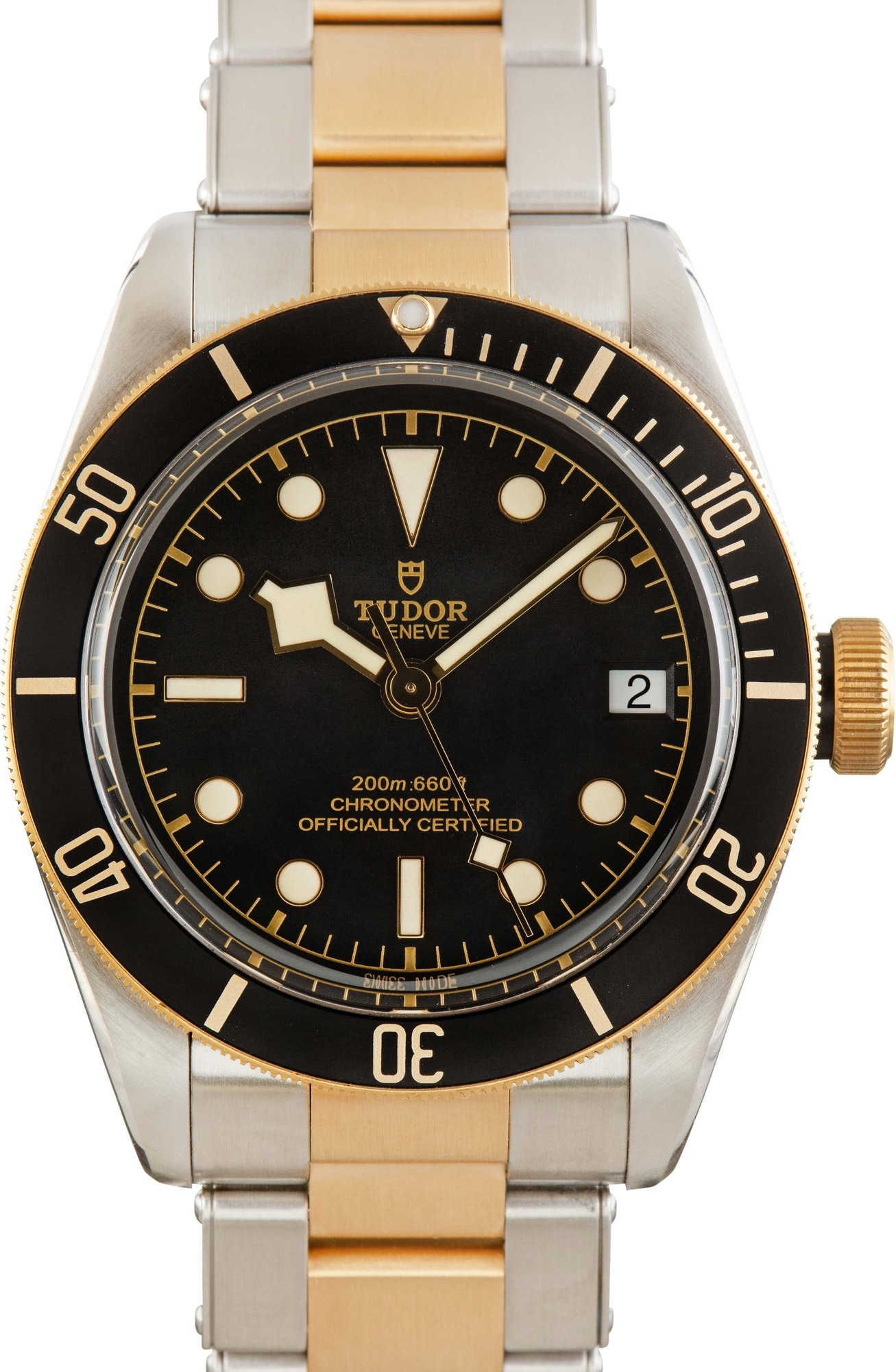 HandMade The Tudor Black Bay S&G 79733N Two Tone