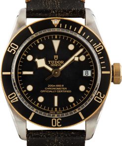 HandMade The Tudor Heritage Black Bay 79733N Leather Strap